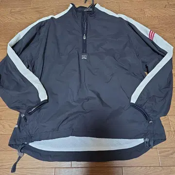 adidas 하프 지퍼 자켓 블랙