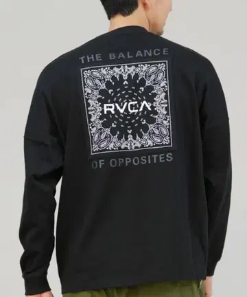 RVCA/루카 BANDANA BALANCE LT 롱T 미사용 새상품