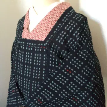 울 도행 쇼와 레트로 귀여운 카스리풍