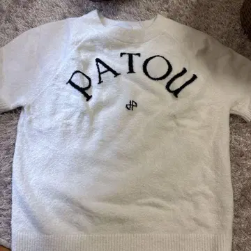 patou 파투 자카드 니트 탑