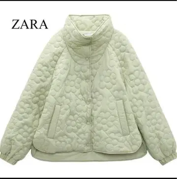 zara 퍼프 자켓 플라워