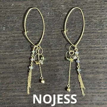 NOJESS 노제스 K10 참 포함 후프 귀걸이 대
