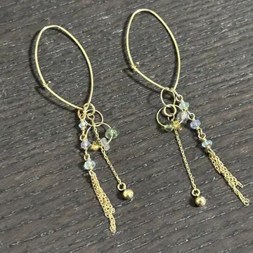 NOJESS 노제스 K10 참 포함 후프 귀걸이 대