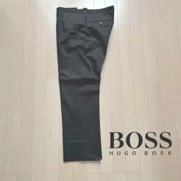 BOSS 레귤러 핏 스트레치 코튼 팬츠 사이즈 50