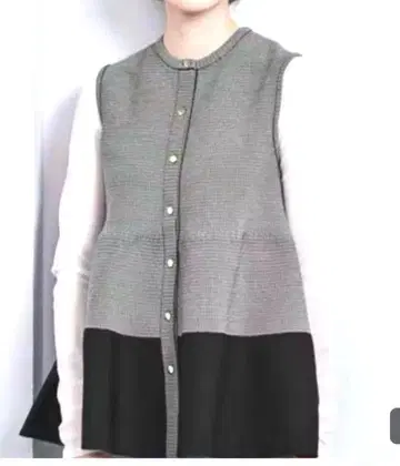 UNITED ARROWS 바이컬러 페플럼 베스트