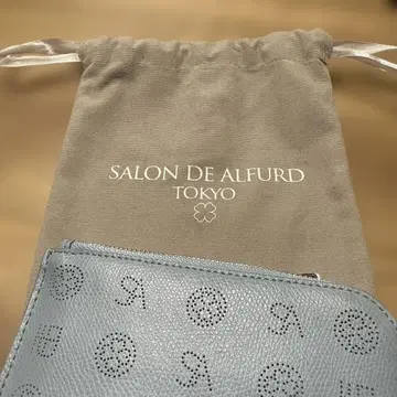 SALON DE ALFURD 그레이 이단 접이식 지갑