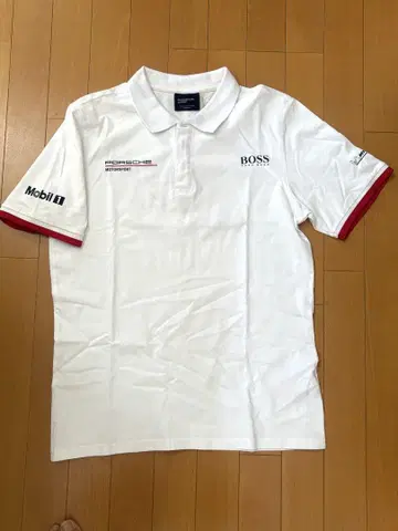 BOSS Porsche Motorsport 더블 네임 피케 셔츠