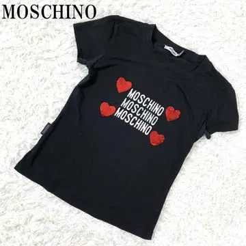 모스키노 코튼 반팔 T셔츠 치비T 블랙 S B264