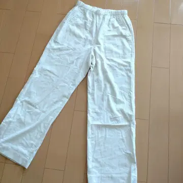 SpickandSpan 코디 로이 와이드 팬츠 화이트 38