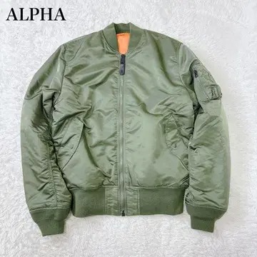 미사용급 빅 사이즈 ALPHA 플라이트 자켓 MA-1 XL 쇼트 기장