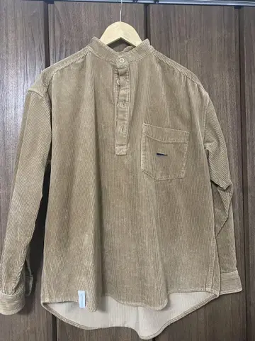 DESCENDANT 코듀로이 하이넥 셔츠