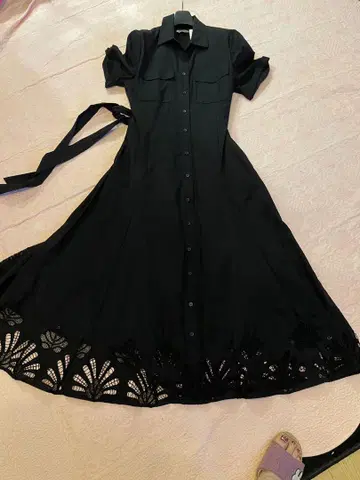 블랙 레이스 원피스 L 사이즈