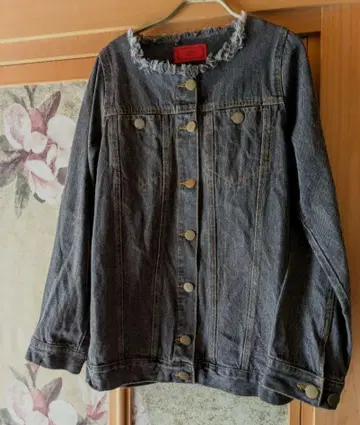 금일 한정 판매 somari 블랙 데님 G 자켓 레어 컬러