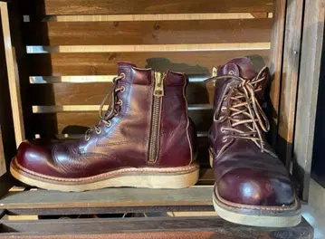 SLOW WEAR LION 크롬 엑셀 사이드 지퍼 부츠