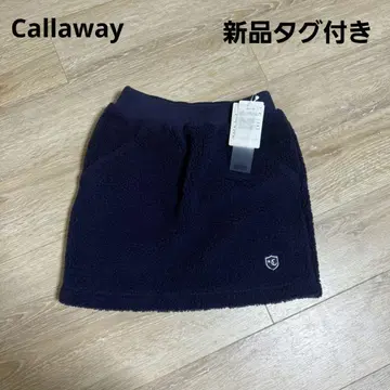 택 포함 새상품 캘러웨이 보아 플리스 스커트