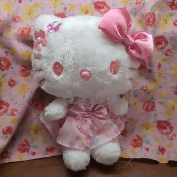 헬로키티 봉제 인형 벚꽃 드레스 포함