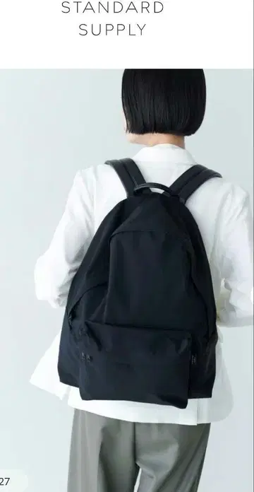 STANDARD SUPPLY 블랙 백팩