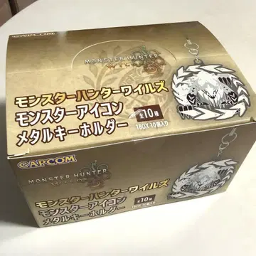 몬스터 헌터 와일즈 몬스터 아이콘 메탈 키링 10개입