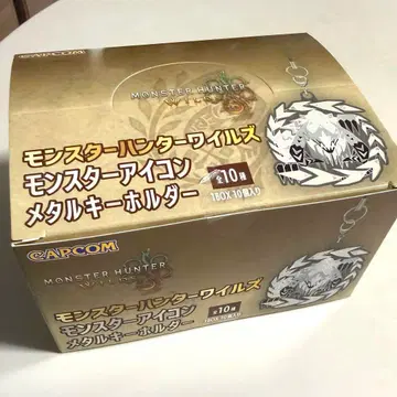 몬스터 헌터 와일즈 몬스터 아이콘 메탈 키링 10개입