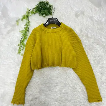 ESTNATION 에스트네이션 니트 크롭 숏 기장