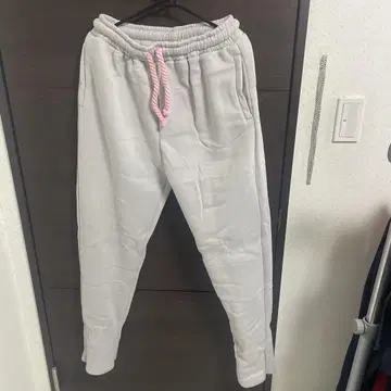 Syna world 시나월드 바지 그레이 핑크 size S