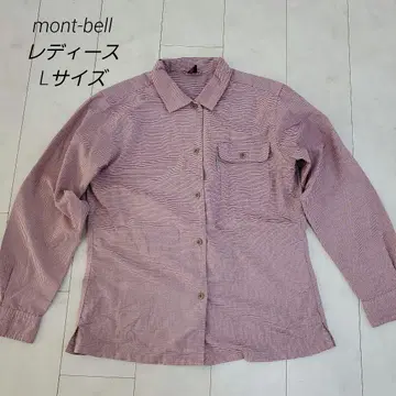 몽벨 여성용 L 사이즈 셔츠 연보라 계열