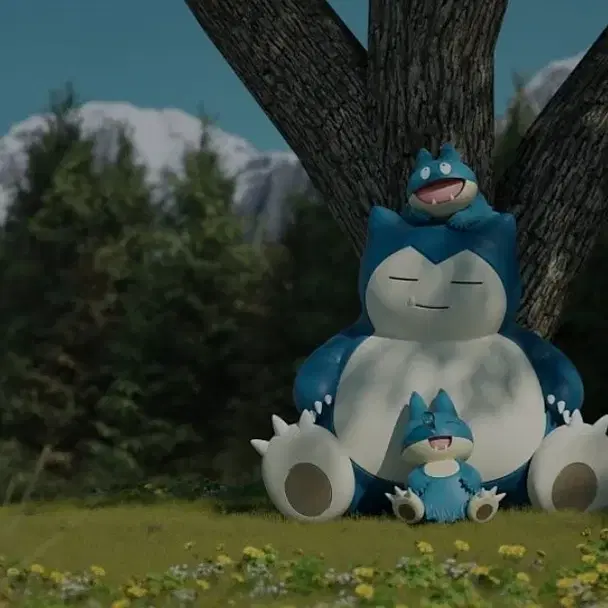 Pokemon Resin Scale World Snorlax