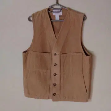 C.C. Filson 베이지 코튼 베스트