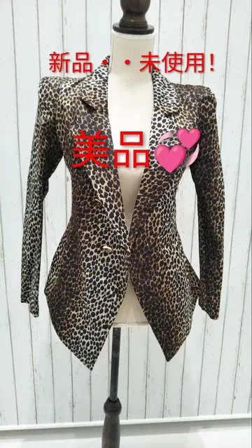 표범 무늬 JACKET 자켓 새상품 미사용 레오파드 해외