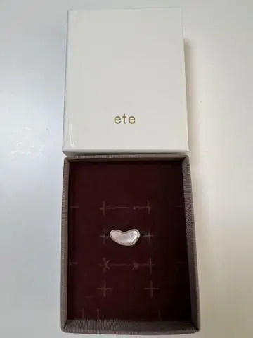 ete 실버 925 하트형 반지