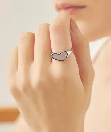 ete 실버 925 하트형 반지
