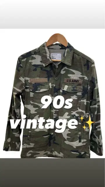 90s vintage U.S. ARMY 카모플라쥬 자켓