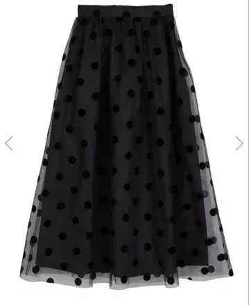 ameri vintage OTONA MUSE DOT TULLE SKIRT