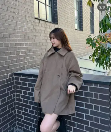 스탠드 칼라 3way 미들 코트