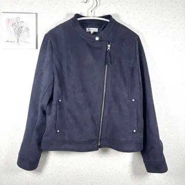 HUSH PUPPIES 스웨이드풍 소재 여성용 블루종 L