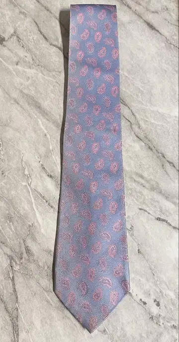 에트로 페이즐리 자카드 자수 실크 100% 넥타이 이탈리아제