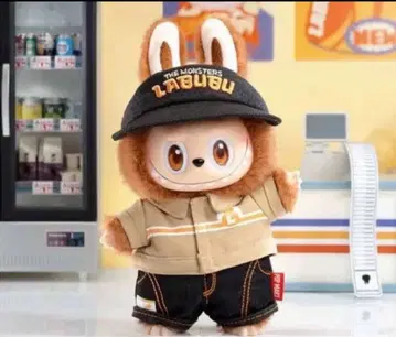 LABUBU WACKY MART 점원 래브부 봉제 인형