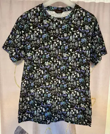 폴스미스 컬렉션 우드브릿지 플라워 꽃무늬 T셔츠 블랙