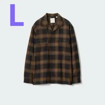JW ANDERSON 브러쉬드 코튼 오버 사이즈 셔츠 L 사이즈
