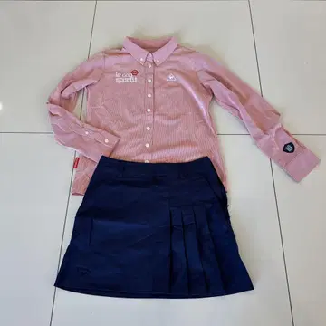 골프웨어 여성용 미사용 새상품 르꼬끄 캐러웨이