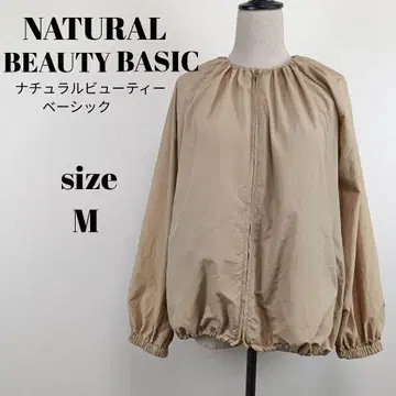 [ a2008 ] NATURAL BEAUTY BASIC 개더 블루종 M