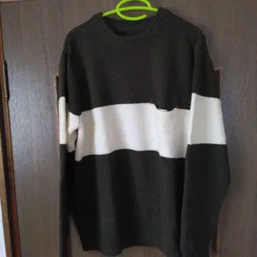 BEAMS 알파카 울 니트 스웨터 M 사이즈