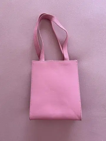 101010 LEATHERS BOX BAG 핑크