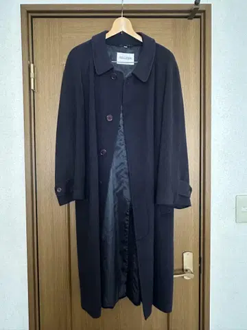 다크 네이비 스텐카라 코트