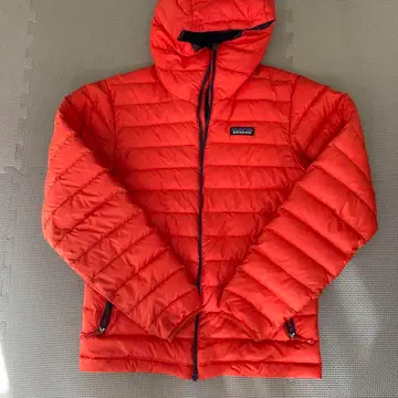 patagonia 오렌지 다운 자켓