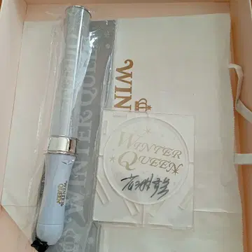 히로세 코미 WINTER QUEEN 응원봉 친필 사인 코스터