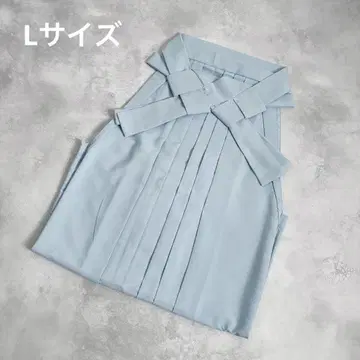 특가[탁한 블루 L]하카마 단품 졸업식 무지