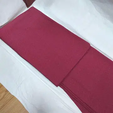 순수 실크 에도 코몬 겹 염색 낙관 있음 와인 레드 미사용