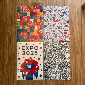 EXPO 2025 A4 클리어 파일 4매 세트