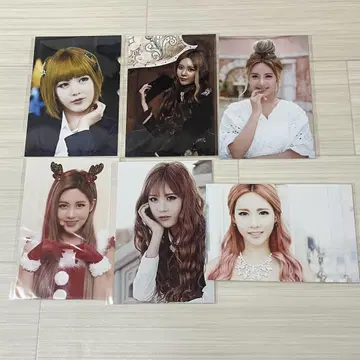 공식 T-ARA 큐리 브로마이드 6장 세트
